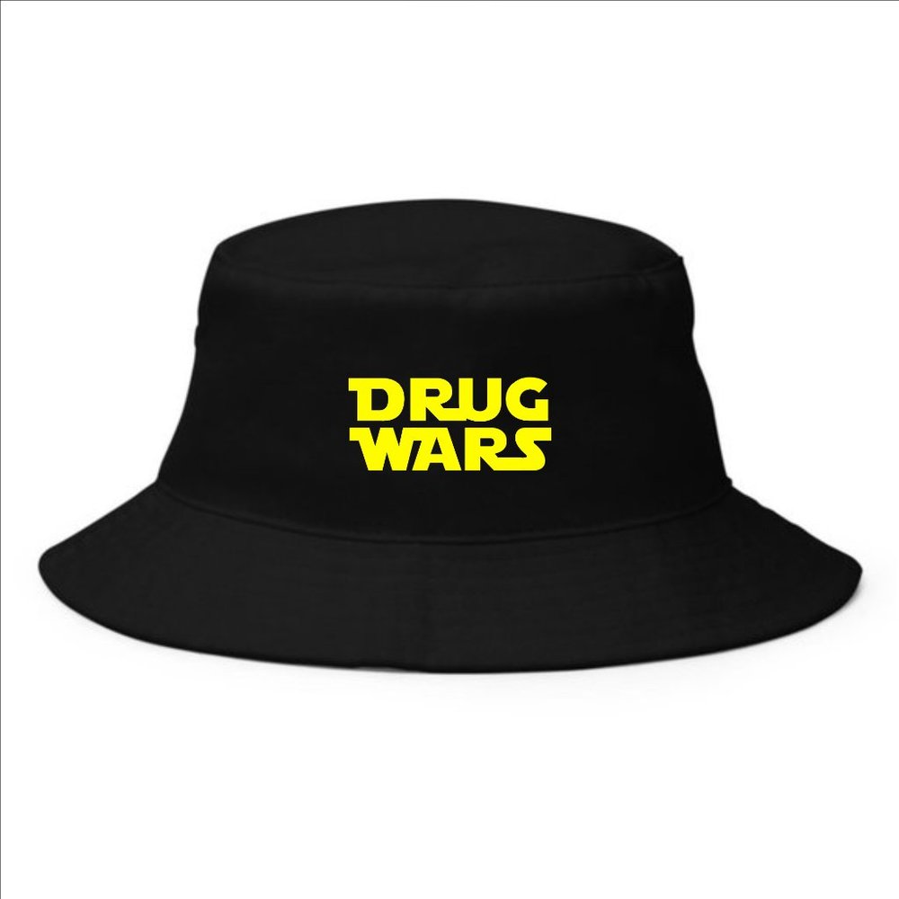 Drug Wars Bucket Hat, 90's Hip Hop